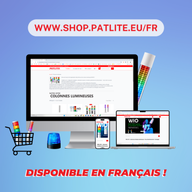 Découvrez le nouvel e-shop de PATLITE Europe – une révolution pour vos achats de signalisation