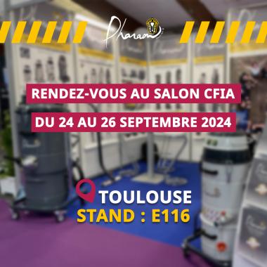 Pharaon is participating in the CFIA TOULOUSE trade fair from September 24 to 26, 2024