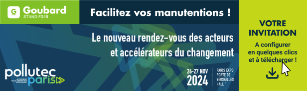 GOUBARD participe au salon POLLUTEC Paris le 26 -27 novembre 2024