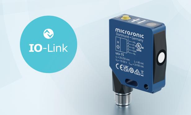 New generation of ucs ultrasonic sensors: robust metal housing and new IO-Link interface