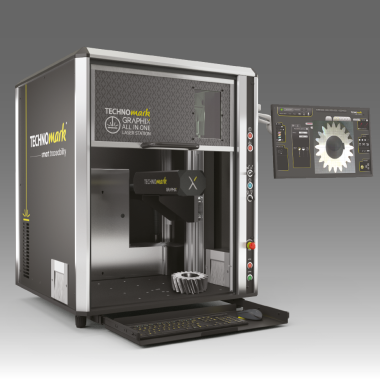 All-in-one laser marking station with Graphix on-board camera