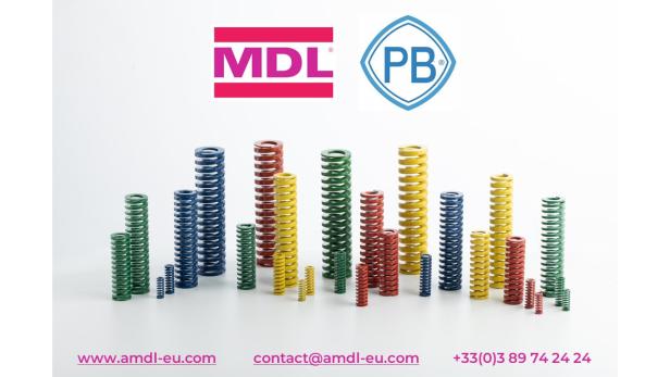 Wire compression springs according to ISO 10243, for MDL press tools