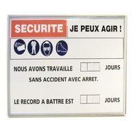 Panneau magnétique SECURITE ACCUEIL MURAL l 1508 x H 1008 mm (Français)