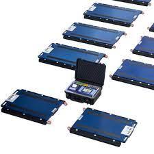 Portable scales for vehicles and wheel scales