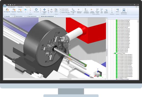 Cutting tubes and profiles - Almacam 3D/Tube