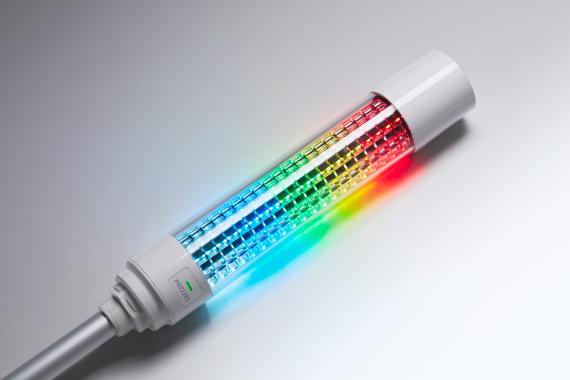 Colonne lumineuse IO-Link multicolore programmable, Série LB6-IL