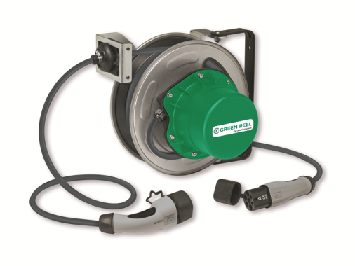 GREEN REEL: Reels to be installed after the Wallbox (7.4 kW or 22 kW)