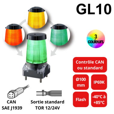 IP69K Flash Light - GL10 Series