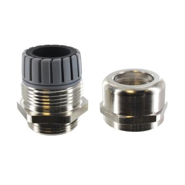 Nickel-plated brass slat cable gland 